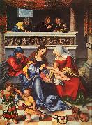 Lucas  Cranach The Holy Family France oil painting reproduction